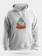 Yılbaşı Ağacı ve Köpek Baskılı Unisex Kapüşonlu Sweatshirt 1