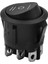 Yuvarlak Anahtar On-Off-On 6p Siyah (IC-134-6) (4887) 1