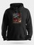 Underground Drift Japon Araba Siyah Baskılı Unisex Kapüşonlu Sweatshirt 1