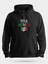 Viva Mexico Meksika Bayrağı Siyah Baskılı Unisex Kapüşonlu Sweatshirt 1