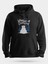 Winter Is Coming Kardan Adam Yılbaşı Siyah Baskılı Unisex Kapüşonlu Sweatshirt 1