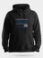 Dublin Irlanda Siyah Baskılı Unisex Kapüşonlu Sweatshirt 1