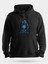 Baykuş ve Kurukafa Baskılı Unisex Kapüşonlu Sweatshirt 1