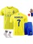 Al Nassr Ronaldo Sarı Renk Yeni Sezon Çocuk Forması Çorap ve Bileklik Hediye Yeni Sezon 1