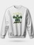 Muscle Kaslı Kedi Gym Fitness Baskılı Unisex Regular Sweatshirt 1