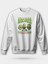 Kaslı Avokado Cardio Gym Fitness Baskılı Unisex Regular Sweatshirt 1
