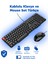 GM16 Kablolu Klavye ve Mouse Set Türkçe Siyah - Premium Product 1