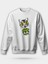 Zengin Sevimli Kedi Baskılı Unisex Regular Sweatshirt 1