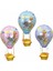 22 Inç Mor Renk Safari Uçan Balon Temalı Folyo Balon 88-28 cm 3