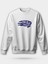Mor Timsah Baskılı Unisex Regular Sweatshirt 1
