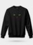 Kedi Gözü Baskılı Unisex Regular Sweatshirt 1