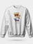 Hipster Girl Sevimli Ayıcık Baskılı Unisex Regular Sweatshirt 1