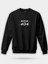 Error 404 Hata Siyah Baskılı Unisex Regular Sweatshirt 1