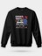 Drift 1990 Araba Siyah Baskılı Unisex Regular Sweatshirt 1