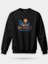 Brüksel Belçika Siyah Baskılı Unisex Regular Sweatshirt 1