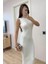 Fitilli Triko Elbise Maxi Uzun Boy 2