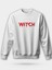 Witch Kırmızı Cadılar Bayramı Unisex Regular Sweatshirt 1