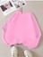 Kadın Renkli Cat Özel Göğüs Baskılı Oversize Bisiklet Yaka Sweatshirt 4