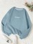 Los Angeles Renkli Oversize Bisiklet Yaka Pamuklu Sweatshirt 1