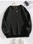Düz Bisiklet Yaka Sweatshirt 1