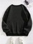 Düz Bisiklet Yaka Sweatshirt 2