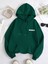 Kadın/erkek Brooklyn Renkli Özel Baskılı Pamuklu Oversize Kapüşonlu Sweatshirt 1