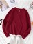 Düz Bisiklet Yaka Sweatshirt 1