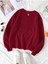 Düz Bisiklet Yaka Sweatshirt 3