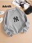 Ny Yankes Baskılı Bisiklet Yaka Sweatshirt 1