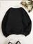 Düz Bisiklet Yaka Sweatshirt 1