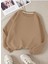 Düz Bisiklet Yaka Sweatshirt 1