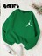 Basket Baskılı Bisiklet Yaka Sweatshirt 1