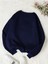 Düz Bisiklet Yaka Sweatshirt 1