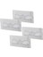 4pcs Raf Ayak Aparatı Şeffaf Pvc Yapışkanlı + Vidalanabilir 2X10CM (4887) 1