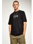 "one" Baskılı Oversize Erkek Tshirt 2