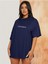 Unisex Kadın/erkek Los Angeles Renkli Özel Baskılı Oversize Pamuk Penye Bisiklet Yaka T-Shirt 1