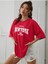 Unisex Kadın/erkek New York Özel Baskılı Renkli Oversize Penye T-Shirt 1