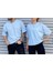 Unisex Oversize Bisiklet Yaka Sevgili Kombin 2 Li Paket Tshirt 1