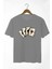 Oversize Önü Iskambil Kağıdı Baskılı T-Shirt 1