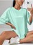 Unisex Kadın/erkek Los Angeles Renkli Özel Baskılı Oversize Pamuk Penye Bisiklet Yaka T-Shirt 3