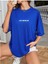 Unisex Kadın/erkek Los Angeles Renkli Özel Baskılı Oversize Pamuk Penye Bisiklet Yaka T-Shirt 3