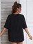 Unisex Nasa Renkli Özel Baskılı Oversize Pamuk Penye T-Shirt 2