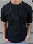 Unisex Baskısız Oversize Penye T-Shirt %100 Pamuk 2