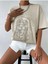 Unisex Yüz Baskılı Oversize Tshirt 4