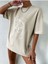 Unisex Yüz Baskılı Oversize Tshirt 5