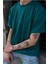 Unisex Baskısız Oversize Penye T-Shirt %100 Pamuk 1
