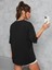 Unisex Kadın/erkek New York Özel Baskılı Renkli Oversize Penye T-Shirt 3