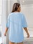 Kadın New York Baskılı Oversize Tshirt 2
