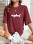 Unisex Kadın/erkek Shark Renkli Özel Baskılı Oversize Pamuk Bisiklet Yaka Penye T-Shirt 3