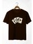 Oversize Önü Iskambil Kağıdı Baskılı T-Shirt 1